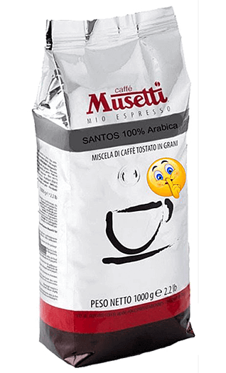 Musetti Caffe Santos 1kg Bohnen